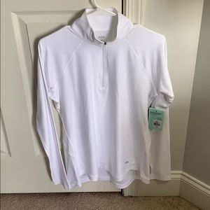 DSG quarter zip white